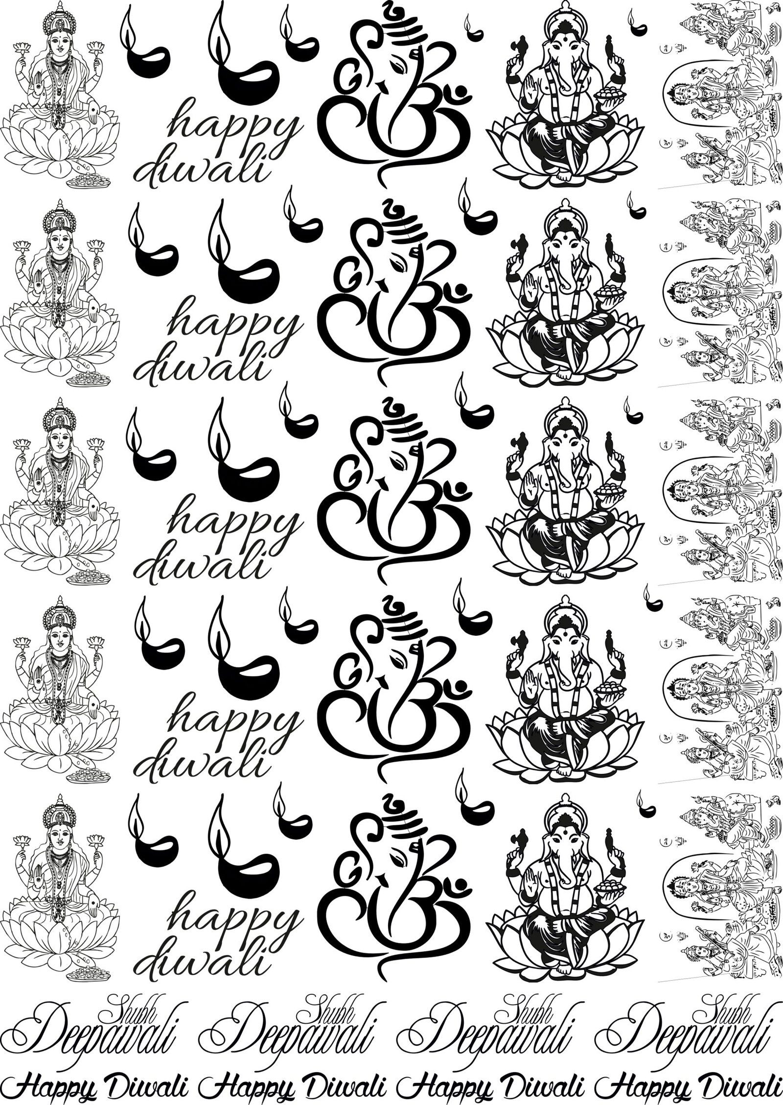 Deepawali, Laxmi Mata & Ganesh Bhagwan Electroplated Metallic Stickers πͺπβ¨ Deepawali, Laxmi Mata & Ganesh Bhagwan Electroplated Metallic Stickers πͺπβ¨