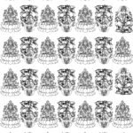 Prosperity & Light – Gold & Silver Diwali EP Metal Stickers – Laxmi & Ganesh 🙏🪔