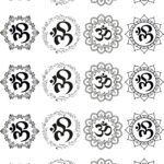 Deepawali EP Metal Stickers Gold & Silver — Om 🕉️| Luxury & Royal Shining ✨🙏