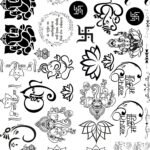 Deepawali EP Metal Stickers Gold & Silver — Ganesh, Kalash, & Swastik✨😊