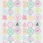 Mantra Stickers, Ritual Texts Stickers, Holy Script UV DTF Stickers