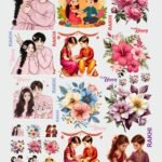 Festival Rakhi & Bhai Dooj UV DTF Stickers | Perfect for Gifts & Décor🎉🎁