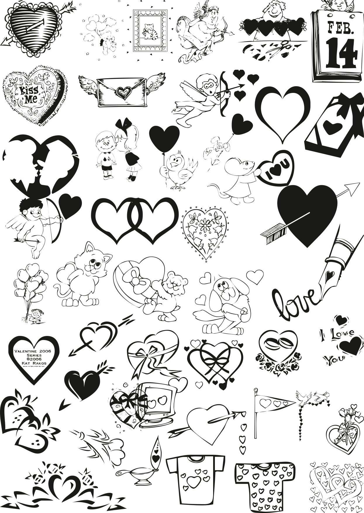 All Doling Hearts EP Metallic Stickers Rose Gold & Silver | Affection, Romance & Hearts All Doling Hearts EP Metallic Stickers Rose Gold & Silver | Affection, Romance & Hearts