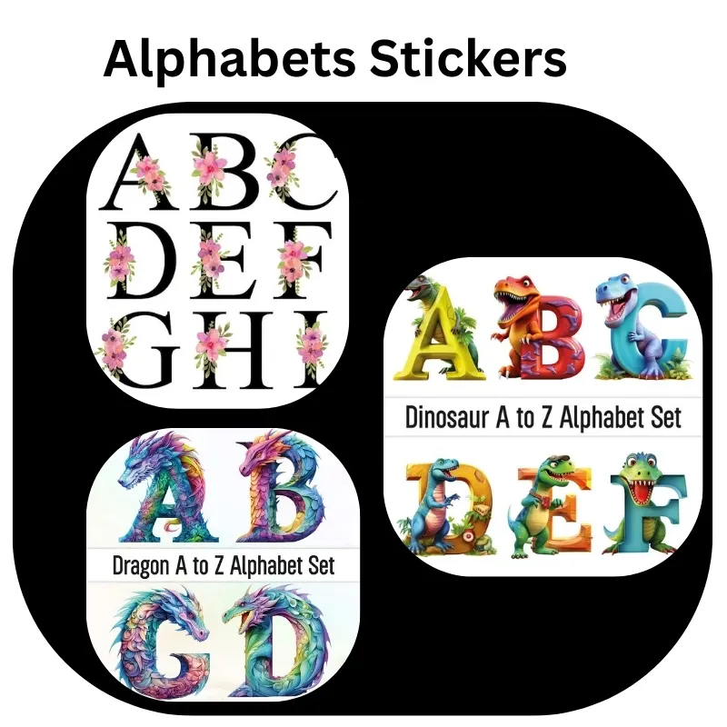Alphabets Stickers