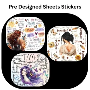 Pre Designed Sheets Stickers