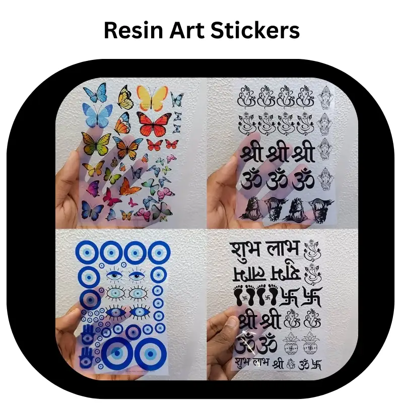 Resin Art Stickers