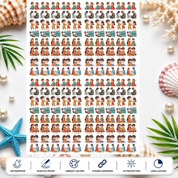 Custom Portrait UV DTF Stickers – Personalized Photo Transfer Stickers