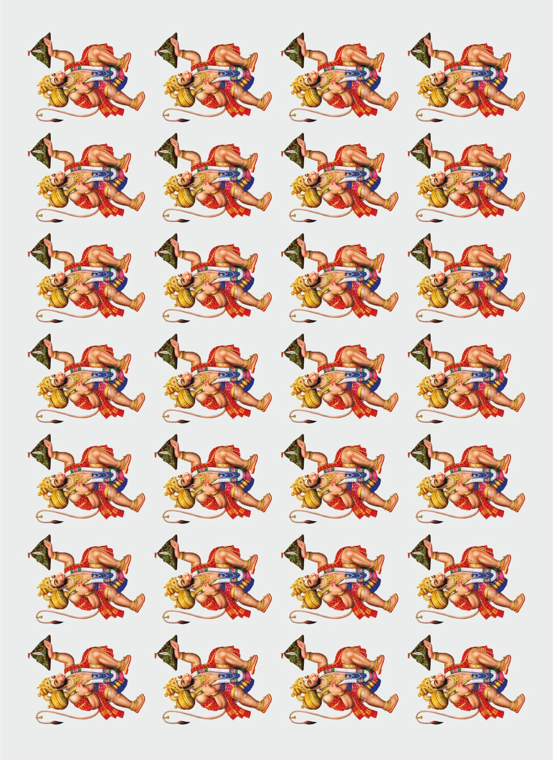 Hanuman Jii (Bajrang Bali) Stickers | UV DTF