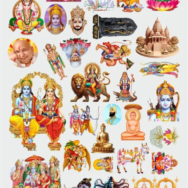 All Hindu Gods Sticker's Pack | UV DTF Stickers | Bhakti Edition - Vedic God Sticker 🌸✨