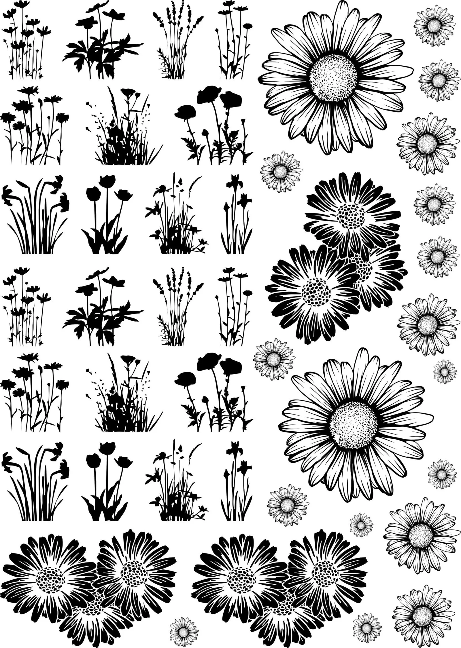Artistic EP Metallic Labels Or Stickers | Nature & Flower Inspirations Series-4