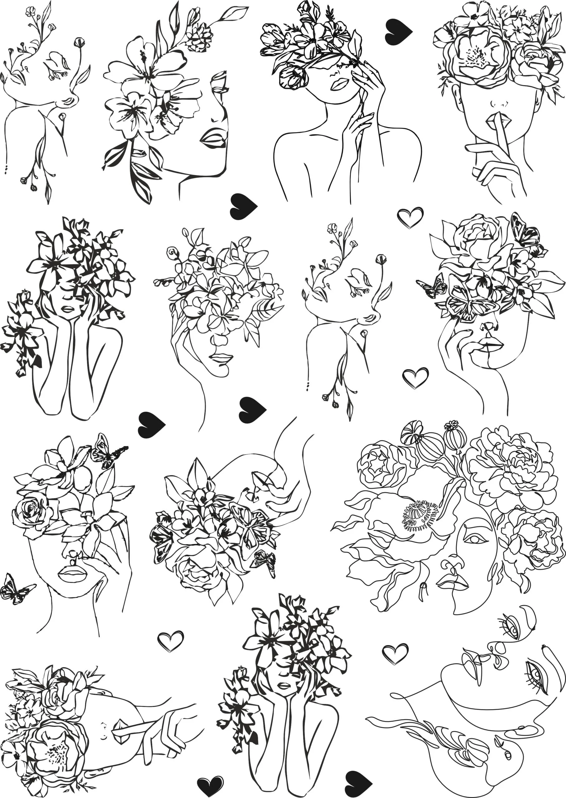 Royal, & Luxury Electroplated Metallic Stickers Sheet Of Feminine | Stylish, & Adorable🎀✨